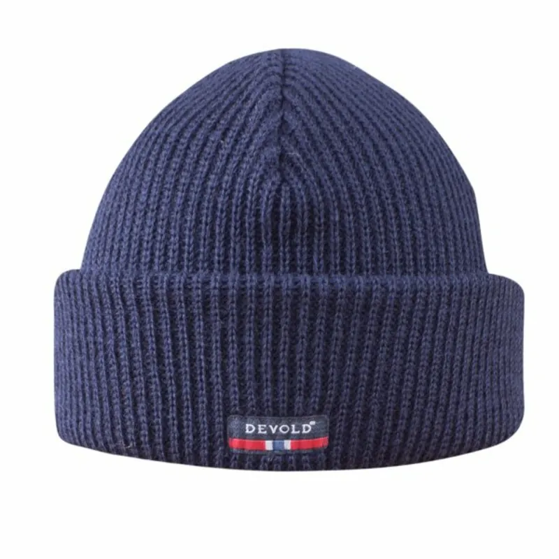 Bestel Nu Wollen muts Devold Wollen muts marineblauw