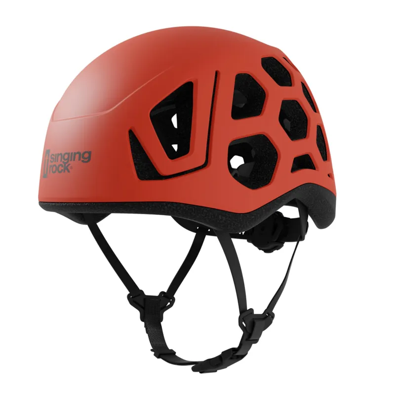 Flitsaanbieding Klimhelm Singing Rock Hex fox rood Lengte (55 - 61 cm)