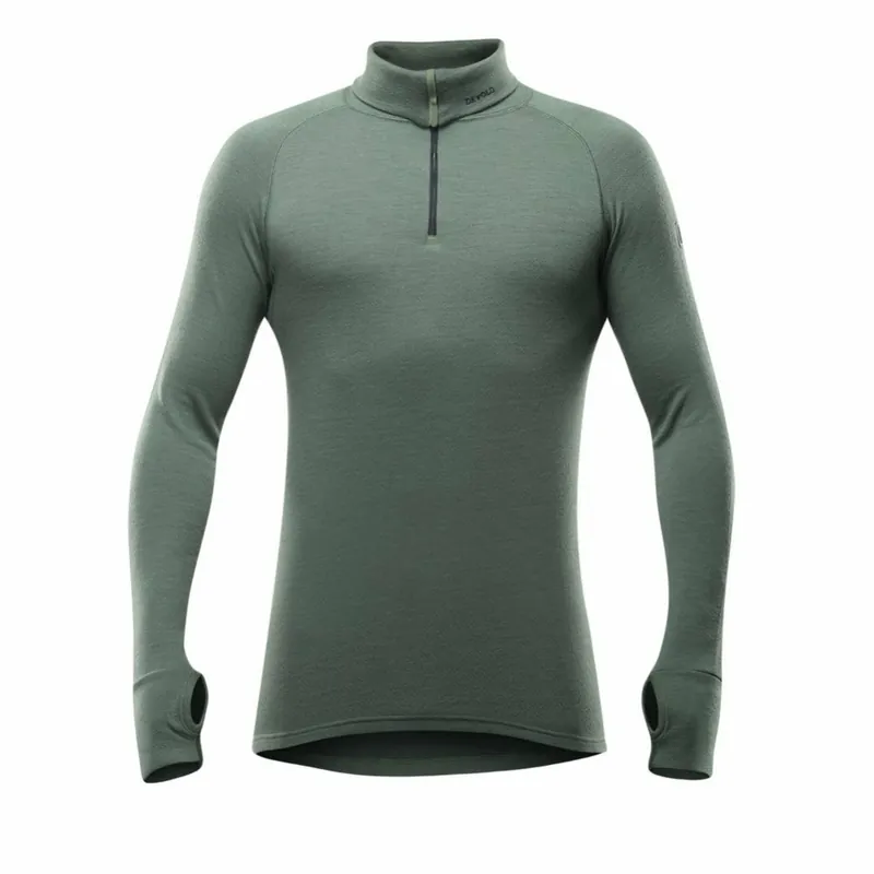 Functionele merino coltrui voor heren Devold Expedition Man Zip Neck Forest S Gereduceerde Prijs