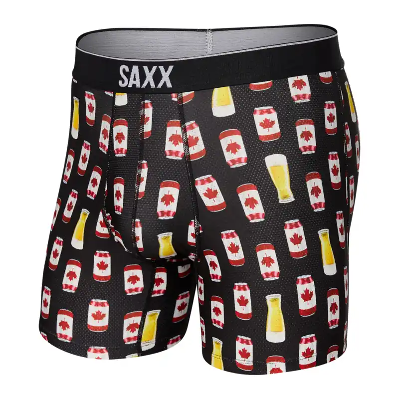 Koop Online Herenboxershorts SAXX Volt Ademend Mesh Boxer Brief Canadian Lager S
