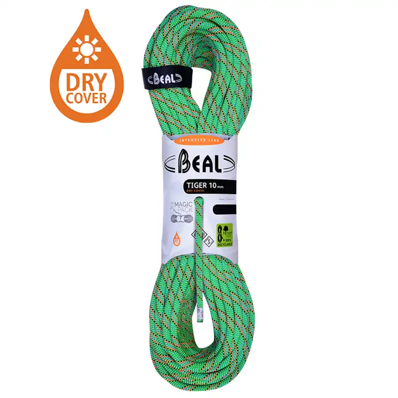 Touw Beal Tiger droogdeksel 10mm Green 70 meter Nu Kopen