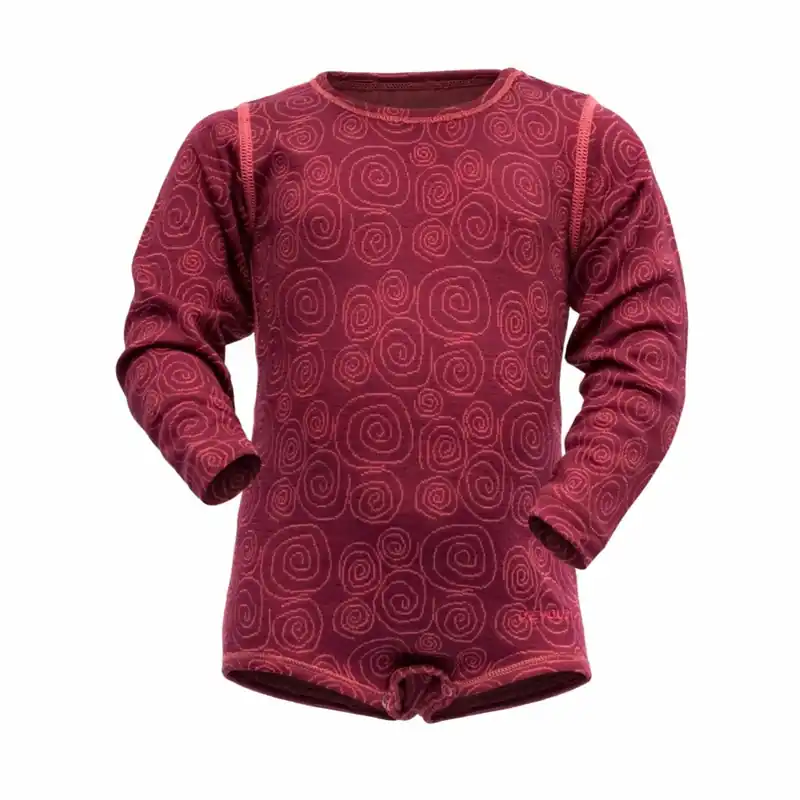 Bestseller Baby merino bodysuit Devold Breeze Baby Body Beetroot 74
