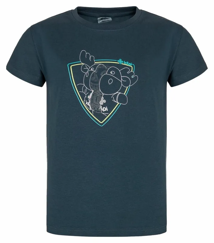 Jongens T-shirt Kilpi Albion-JB donkerblauw 122 Laatste Versie