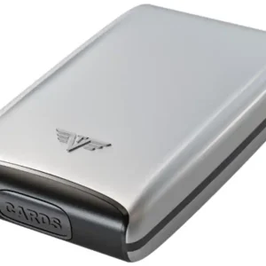 Weekendaanbieding Portemonnee Tru Virtu Razor Fan zijde (creditcardhouder met aparte compartimenten) zilver