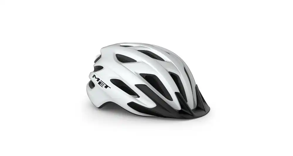 Fietshelm MET Crossover wit 60-64cm Dagaanbieding