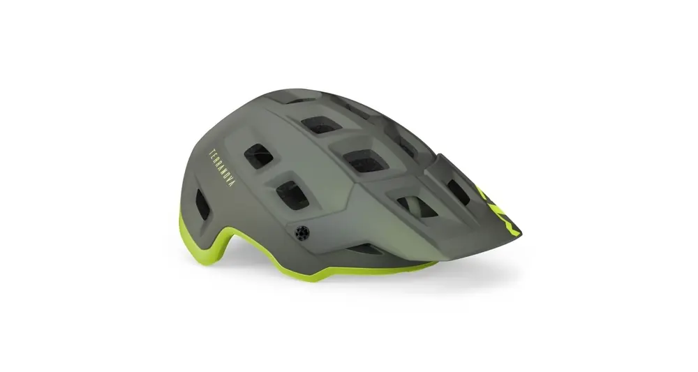 Fietshelm MET Terranova MIPS grijs-limoen 52-56cm Hete Deal