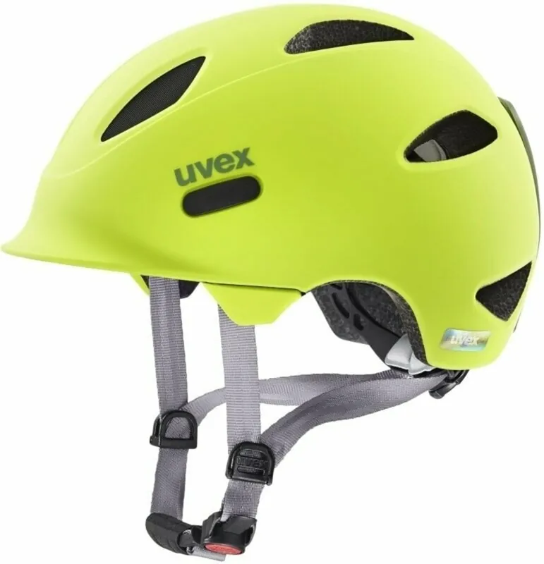 Kinderhelm Uvex Oyo Style Neon yellow-moss 46-50cm Voordeelprijs