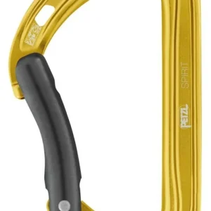 Populair Karabijnhaak Petzl Spirit Gebogen Poort Geel