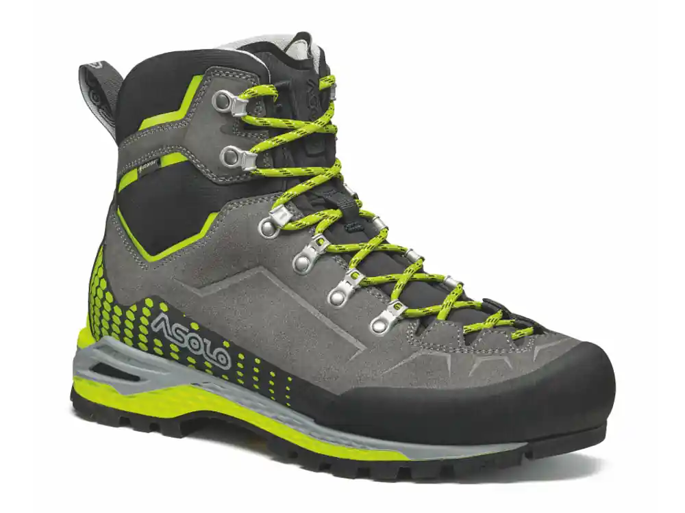 Herenschoenen Asolo Freney EVO Lth GV MM grafiet/groen limoen 40 2/3 Beperkt Aanbod