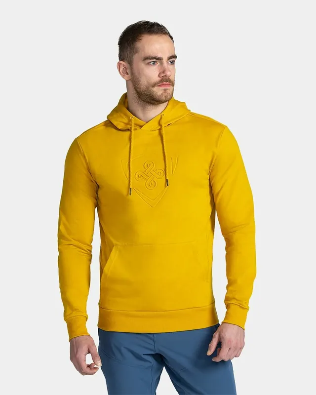 Heren sweatshirt Kilpi Lagoa-M GLD XS Meest Verkocht