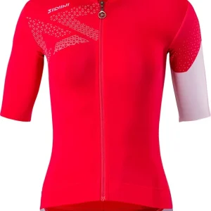 Fabrieksprijs Dames wielershirt Silvini Rosalia Robijnroze XS