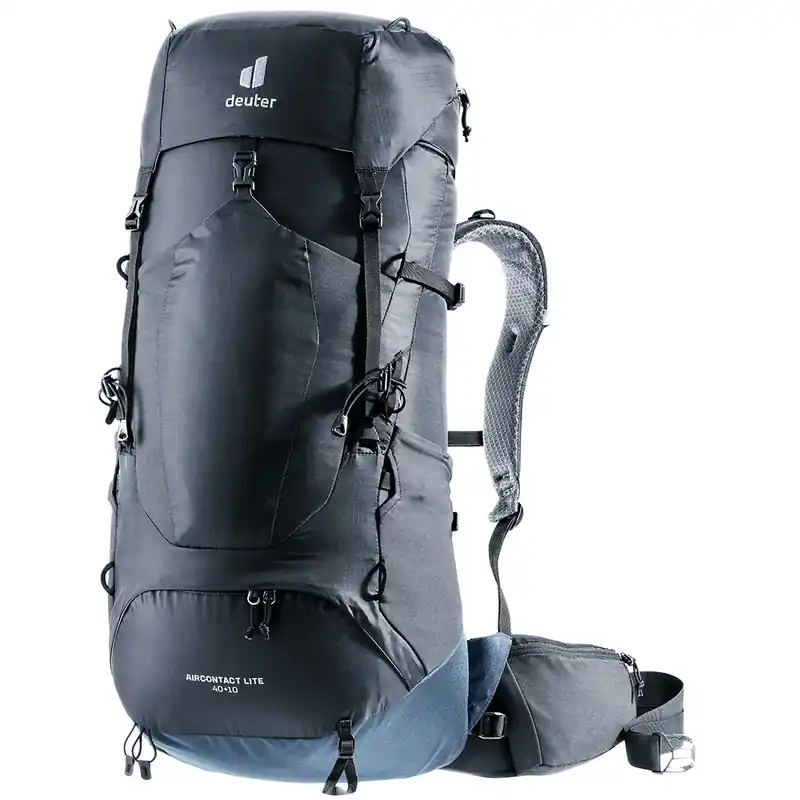 Premium Rugzak Deuter Aircontact Lite 40+10L Zwart/marineblauw