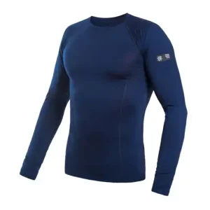 Functioneel T-shirt met lange mouwen voor heren Sensor Merino Active Diepblauw S Exclusieve Aanbieding