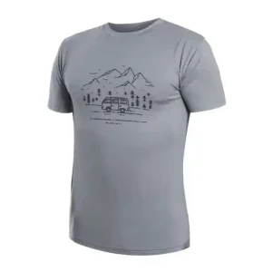 Veilige Betaling Functioneel T-shirt voor heren Sensor Merino Active Grey S