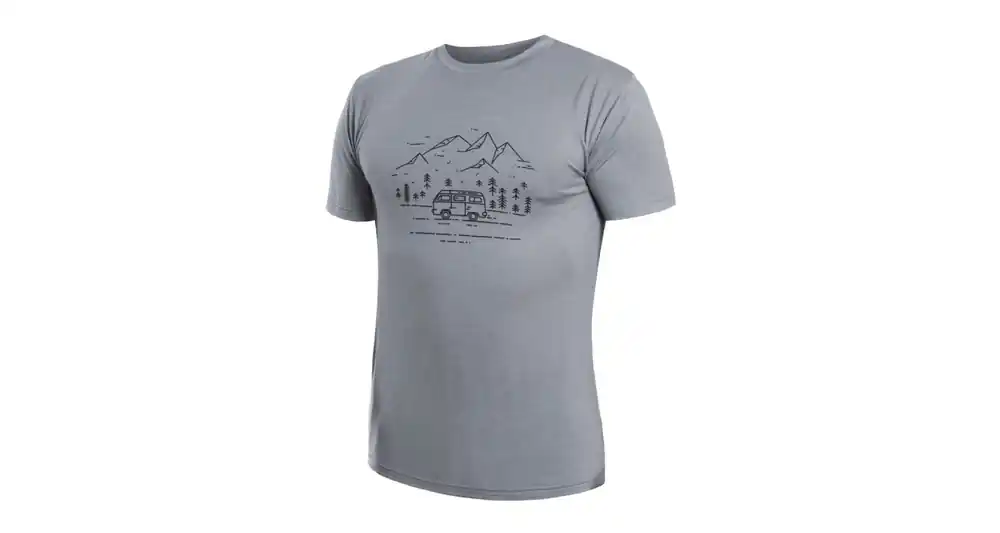 Veilige Betaling Functioneel T-shirt voor heren Sensor Merino Active Grey S