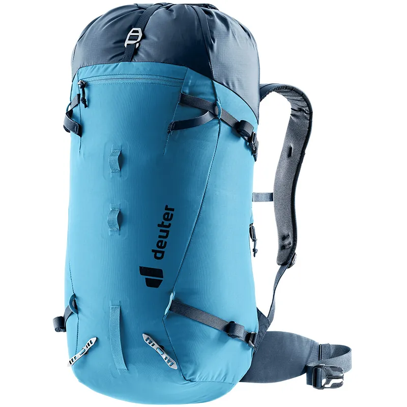 Bergbeklimmersrugzak Deuter Gids One maat 30L Wave/inkt Hoge Kwaliteit