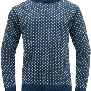 Unisex trui Devold Nordsjo Wol marineblauw S Must-Have