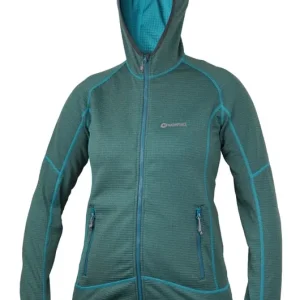 Speciale Aanbieding Damesjas / sweatshirt Warmpeace Rigby Lady Turquoise groen XS