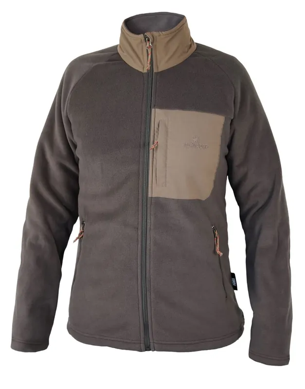 Gecertificeerd Damesjas / sweatshirt Warmpeace Raya Lady Charcoal XS
