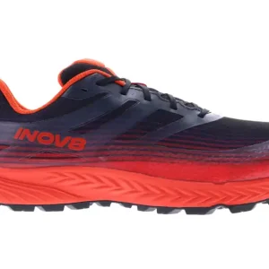 Heren hardloopschoenen Inov-8 Trailfly Speed M WIDE zwart/vuurrood 41.5 Exclusieve Aanbieding