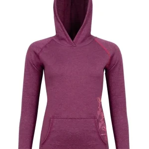Dames sweatshirt High Point Moa Merino Lady Hoody magenta XS Op = Op