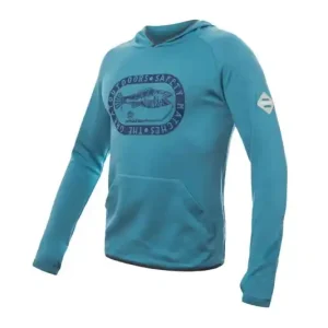 Heren merino sweatshirt Sensor Upper Outdoors kangoeroe mintblauw S Hoge Kwaliteit