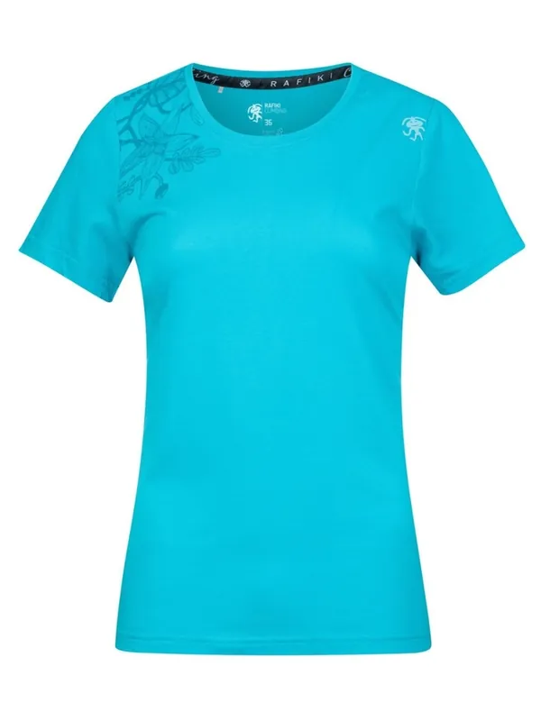 Lage Kosten Dames T-shirt Rafiki Akiyo pauwblauw XS