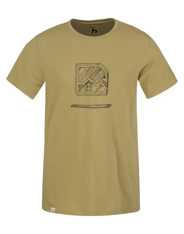 Bestel Nu Heren T-shirt Hannah Miko khaki (antraciet) S