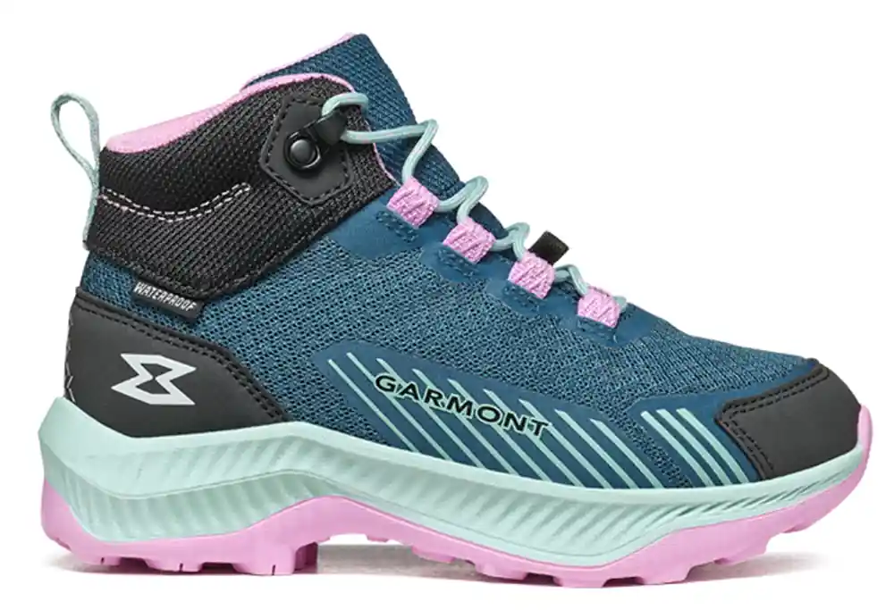 Kinderschoenen Garmont 9.81 Kids Pulse Mid WP corsairblauw/lavendelroos 26 Weekendaanbieding
