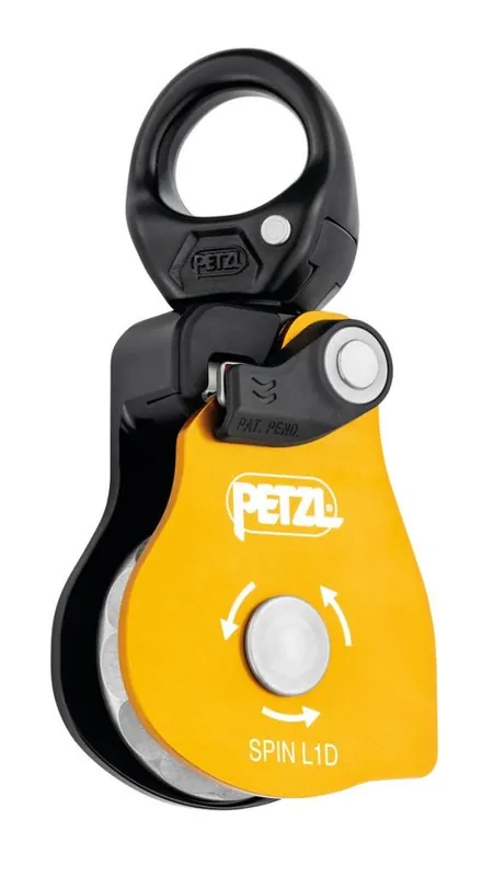Gratis Retour Katrol Petzl Spin L1D geel