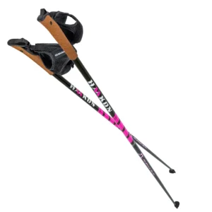 Nordic Walking stok HAAKON Zwart-roze 120 cm Betaalbaar