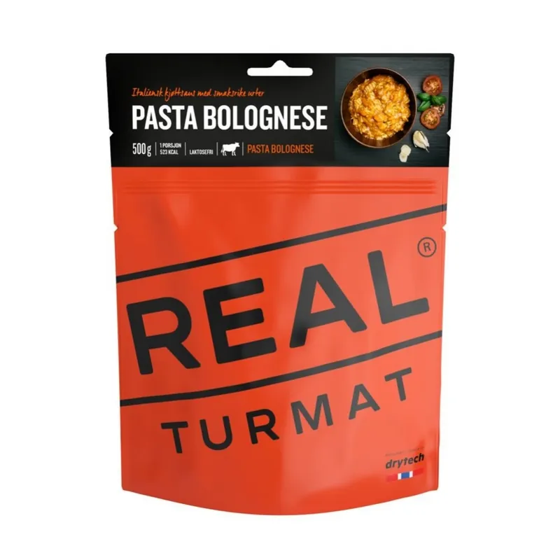 Bolognese pasta Real Turmat 500 gram Finale Uitverkoop