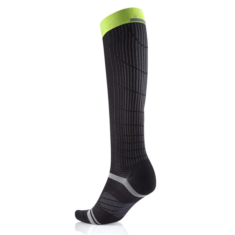 Unisex sokken Sidas Endurance Racing Knie Zwart/Geel 47-49 Finale Uitverkoop