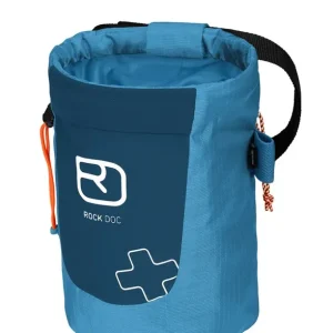 Op = Op Eerste hulp bij bergbeklimmen Orotovox Eerste hulp Rock Doc heritage blauw