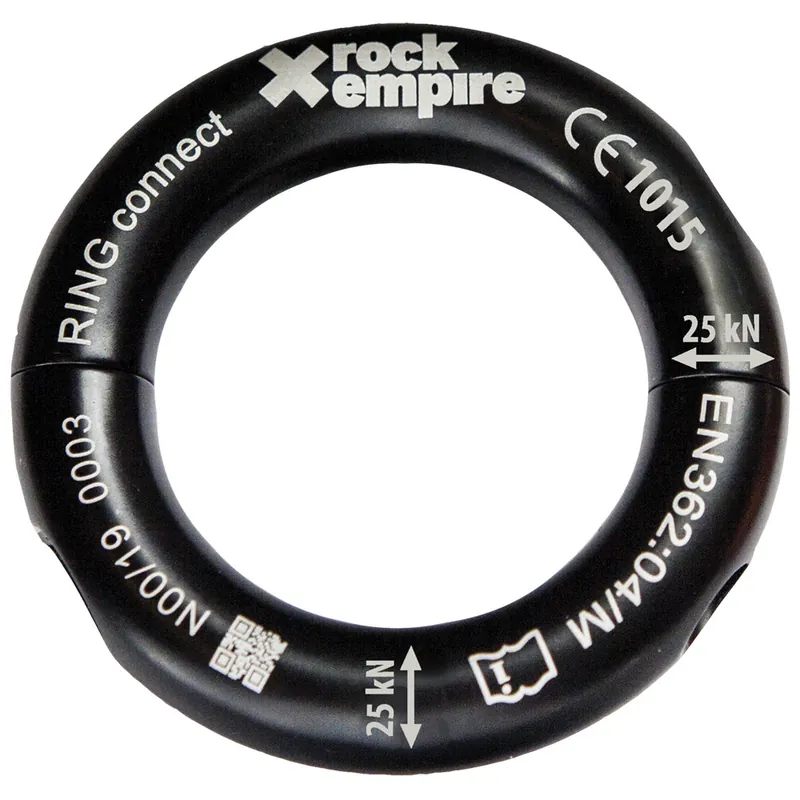 Ring Rock Empire Ring Connect Zwart één maat Finale Uitverkoop