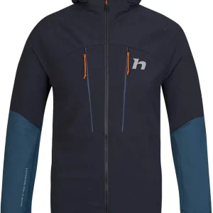 Herenjas Hannah Trane Hoody antraciet/gelaagd zeegroen S Op = Op