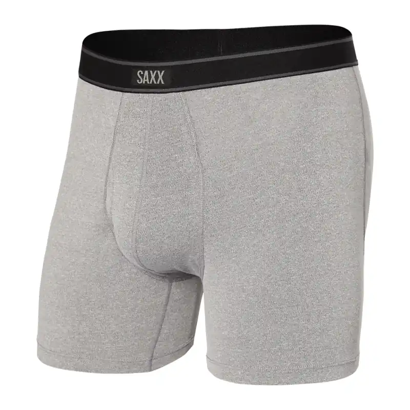Seizoensaanbieding Heren Saxx Daytripper Boxer Brief Fly Grijs Heather S