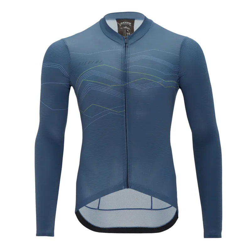 Gratis Retour Herenshirt met lange mouwen Silvini Valfuro MD2200 marineblauw S
