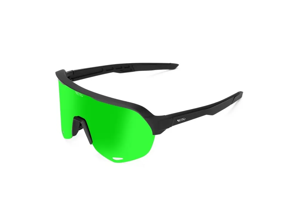 Laatste Versie Sportbril NEIBO Cliff Zwart/groen