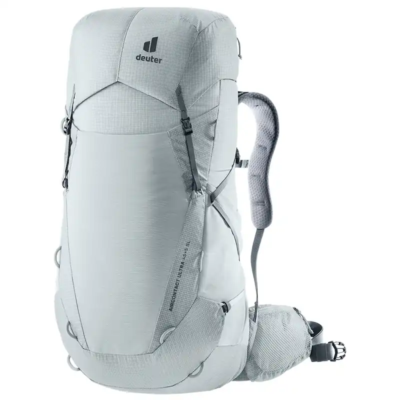 Gereduceerde Prijs Dames wandelrugzak Deuter Aircontact Ultra 45L+5L SL tin-shale one-size