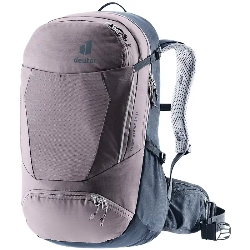 Lage Kosten Dames fietsrugzak Deuter Trans Alpine 28L SL lavendel-inkt one-size