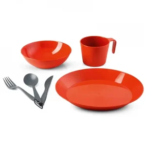 Tijdelijk Beschikbaar Eettafelset GSI Cascadian 1-persoons tafelset Terracotta