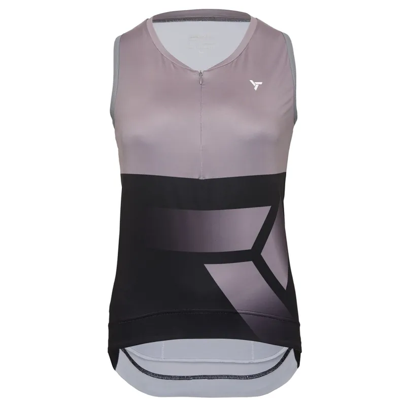 Silvini dames tanktop WD2034 Escolca grijs-zwart XS Lage Prijs
