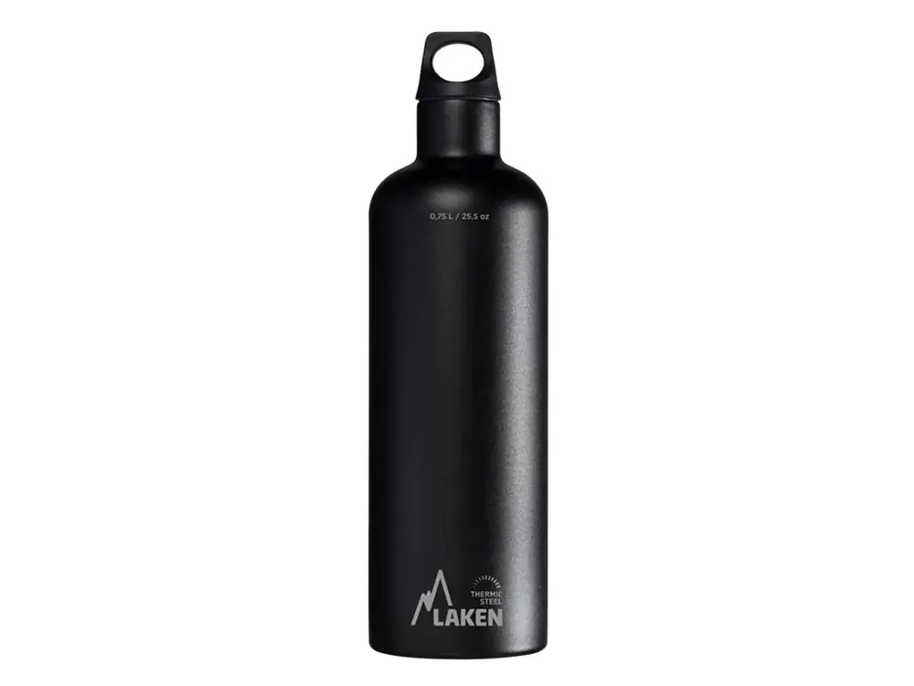Flitsaanbieding LAKEN Thermobles staal Futura 750 ml zwart