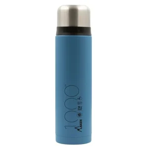 LAKEN Stalen thermosfles 1000 ml blauw Tijdelijk Beschikbaar