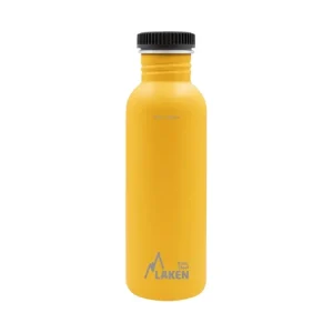 Shop Nu LAKEN Gewoon stalen fles 750 ml geel