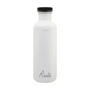 Snelle Levering LAKEN Gewoon stalen fles 1000 ml wit