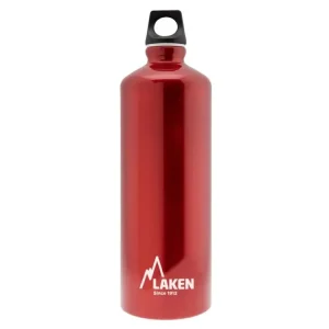 Favoriet LAKEN Aluminium fles Futura 1000 ml rood