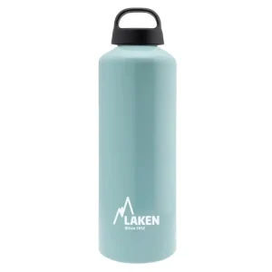Fabrieksprijs LAKEN Aluminium fles Classic 1000 ml lichtblauw