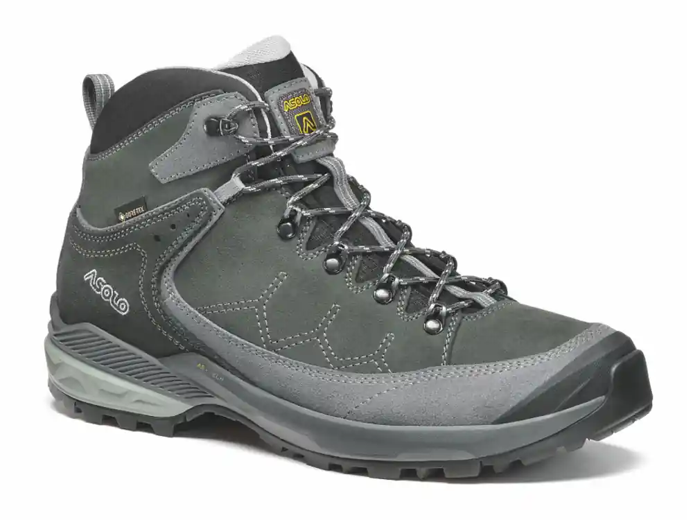Weekendaanbieding Heren enkellaarsjes Asolo Falcon Evo Lth GV MM grijs/lichtzwart/B036 41 1/3